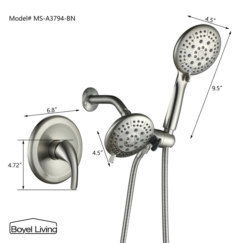 Complete Shower System with Rough in-Valve