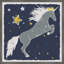 Croyle Croyle Star-Crowned Unicorn - Single Picture Frame Print-37528482