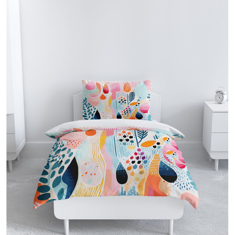 Abstract Duvet Cover, King Duvet Cover + 2 King Shams
