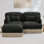 Canapés profonds modulaires Chenille Leopard Modern Living Home