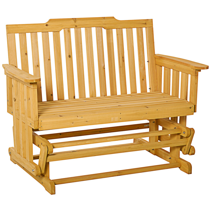 Banc oscillant pour 2 personnes Outsunny