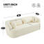 Canapé 3 places en chenille l 86 po x P 38 po x H 27,5 po Cloud Collection-1259519086