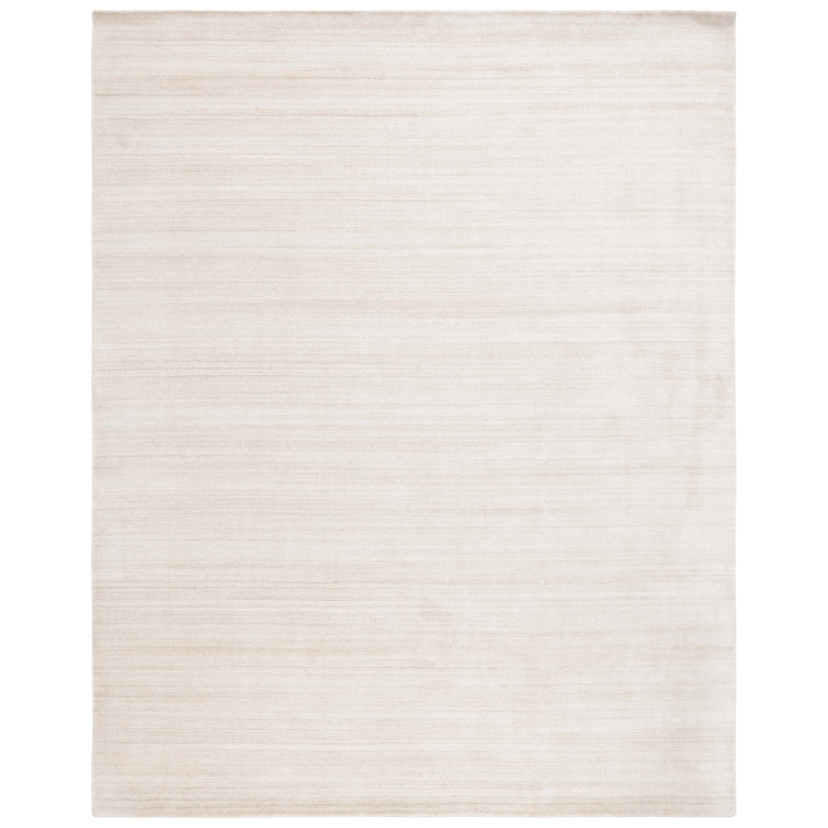 Lavonia Hand-Woven Flatweave Wool Beige Area Rug