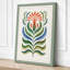 Symmetry in Bloom Botanical - Wrapped Canvas-737653872-737653885
