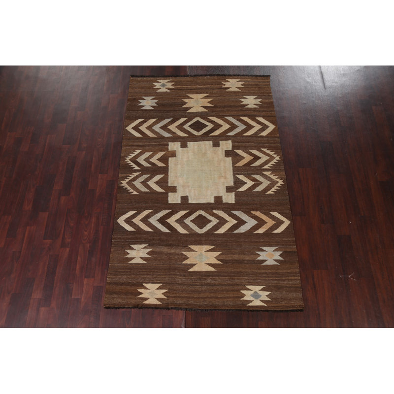 Natural Dye Kilim Oriental Handmade Rug 5x8