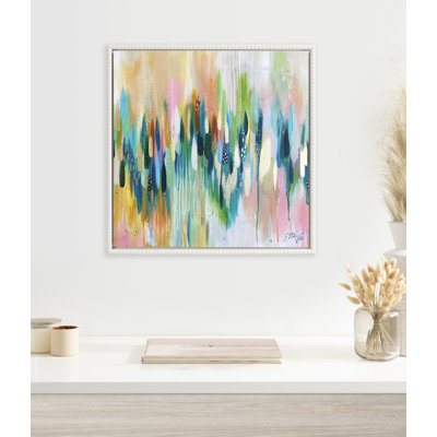 Reproduction d'art sur toile encadrée, "Ev Brushstroke 155" par Jessi Raulet d'Ettavee