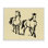 Chevaux en mouvement, giclée encadrée, design par Victoria Barnes