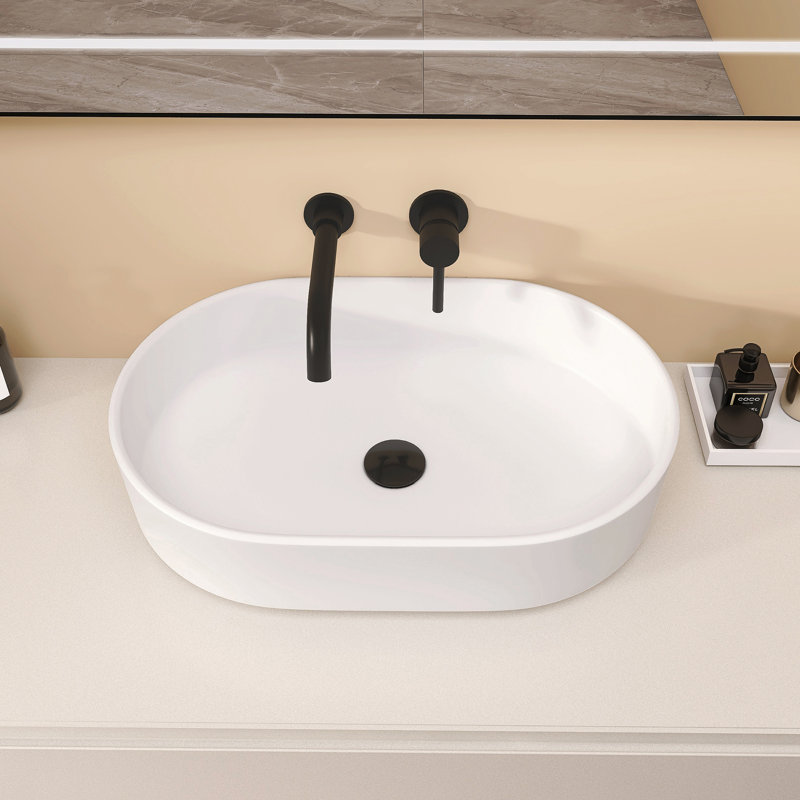Lavabo vasque ovale 23 "à surface solide