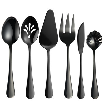 Mitzka 6 Piece Stainless Steel Hostess Set