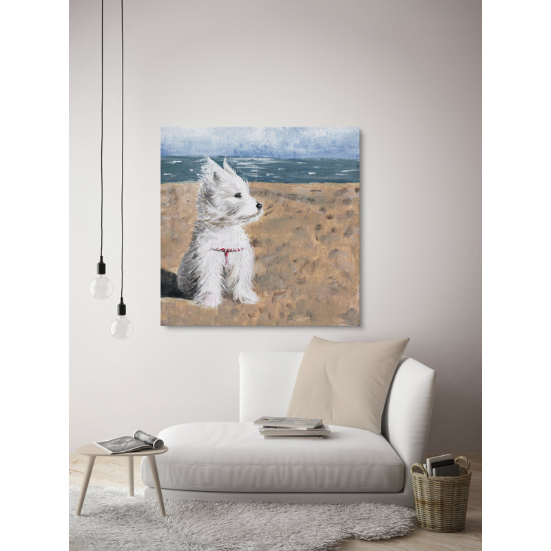 «Enjoying the Wind» par Parvez Taj, reproduction d'art sur toile tendue, H 18 po x l 18 po x P 1,5 po