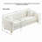 83" Oversized Chenille Sofa
