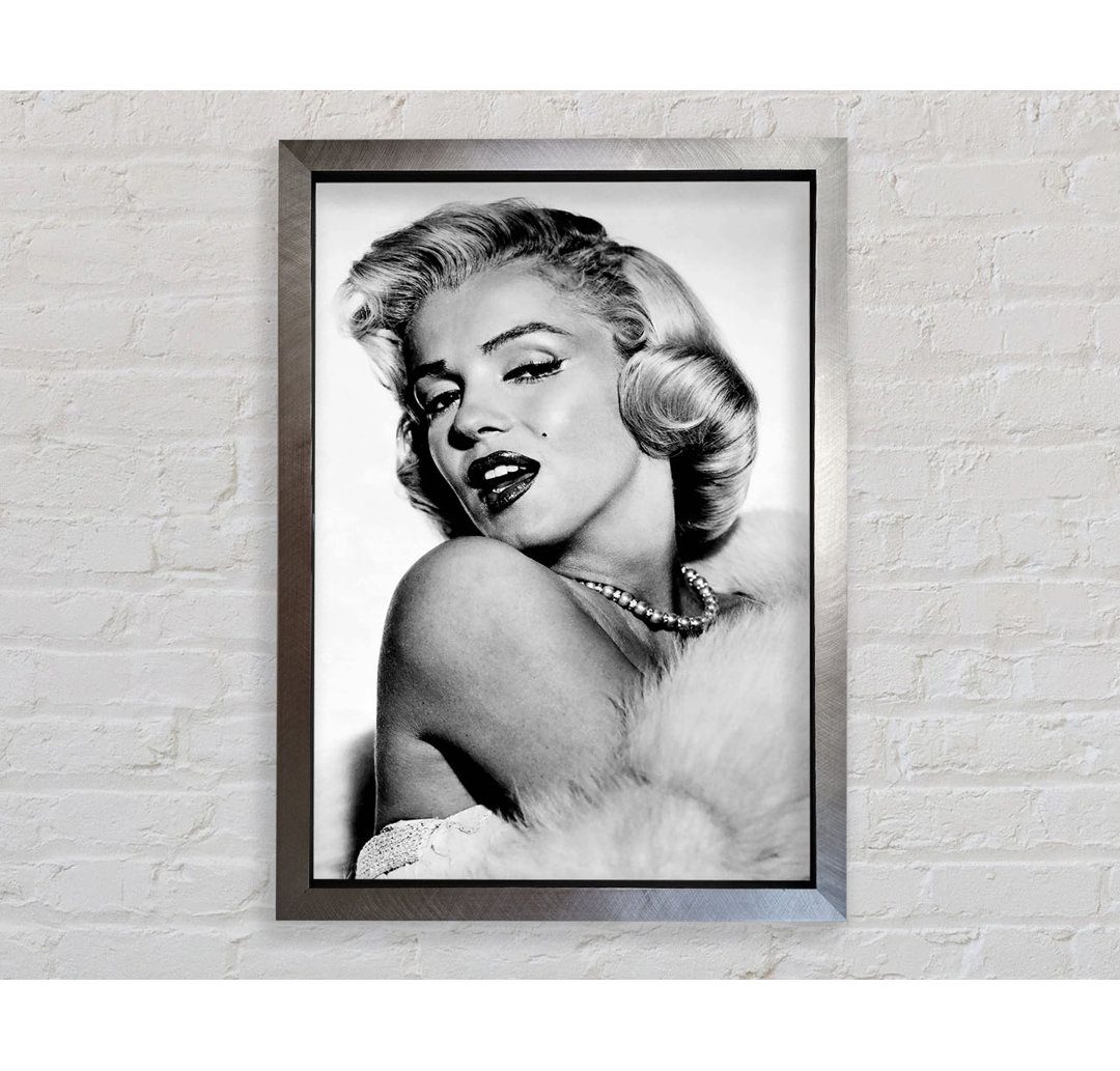 Marilyn Monroe Glamour - Einzelner Bilderrahmen Kunstdrucke