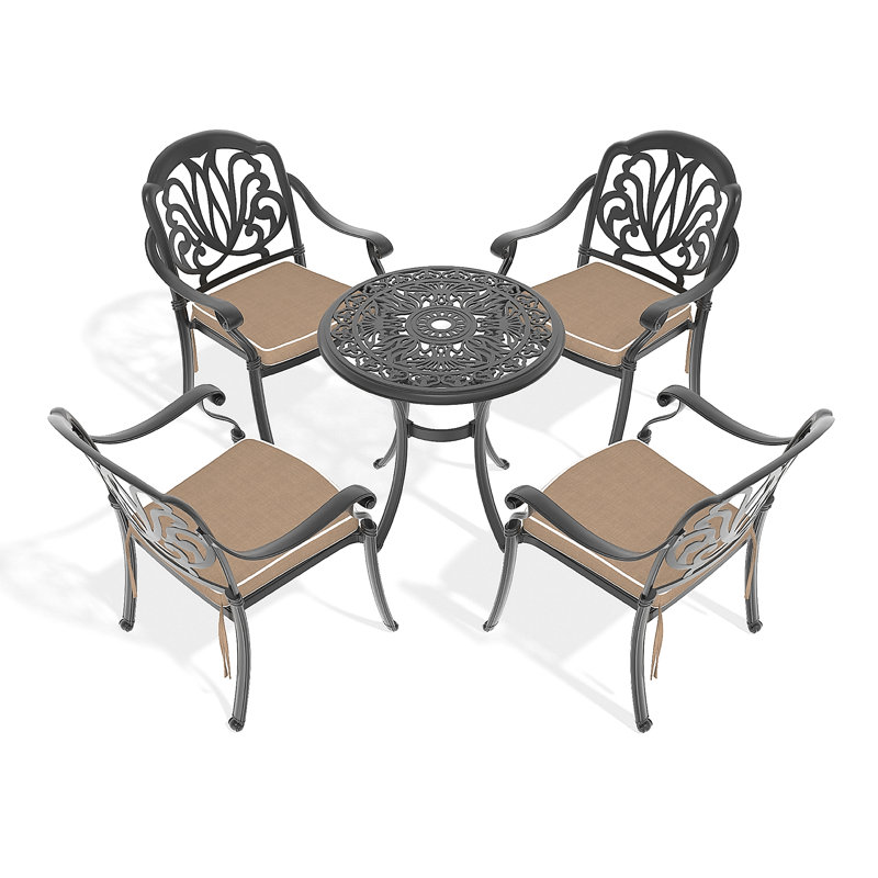 Cast Aluminum Patio Furniture, 4