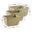 Webb Handmade Coastal Seagrass Basket With Handles - Set of 3