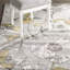 Tapis brun / gris à motif floral Adelea-2059528723