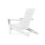 Chaise Adirondack en polyéthylène haute densité l 30,7 po Erlene-86552599