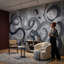 Décoration murale abstrait gris anthracite Loop-36287126-36287121