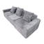 Accoudoir de lit convertible de canapé de plancher, salon confortable pour le salon, gris, velours côtelé, 3 places, fermeté moyenne, conception américaine, standard 100 par-1611620284