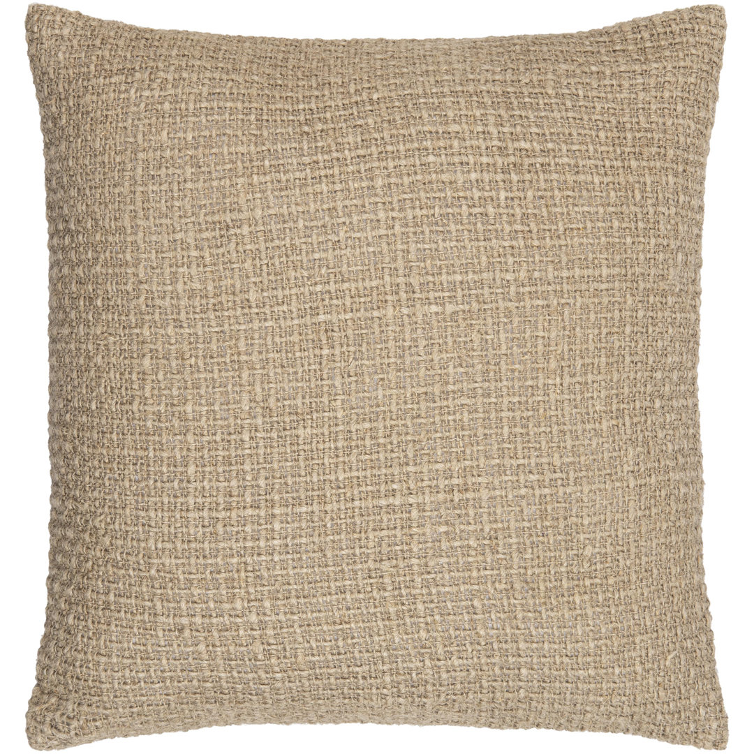 Linen Blend Throw Square Pillow Cover & Insert Livabliss 