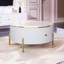 Table basse moderne avec 2 grands tiroirs de rangement Modern (31,5 po)