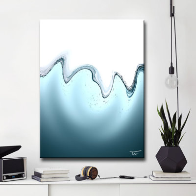 « aqueux trance xxv », impression sur toile tendue