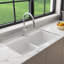 Baveno Lux 33.86'' L Undermount Double Basin Kitchen Sink