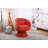 Huertes Upholstered Swivel Armchair-1240699783