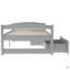 Lit plateforme simple avec deux tiroirs-12883076
