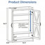 Armoire de rangement pour chaussures de ferme 31,5 po avec portes de grange, rangement pour hall d'entrée en bois avec tablette ouverte et tablettes réglables-96484720
