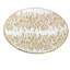 Matrix Gold Set of 6 Plated Canape Plates 6in asst