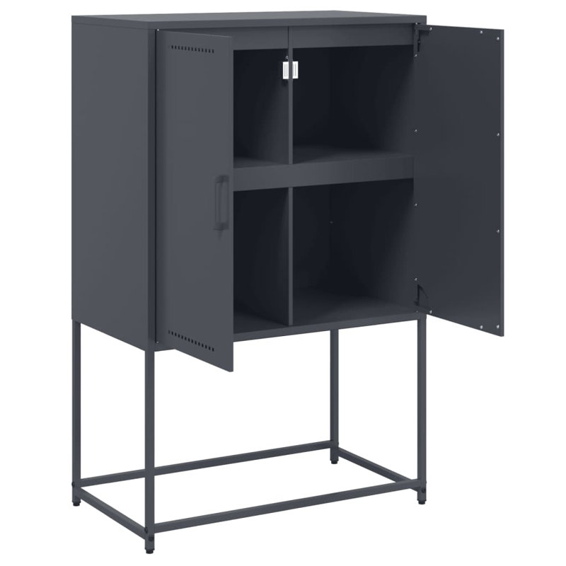No_Yes_Yes_No_No Unfinished TV Stand, 68cm, Black