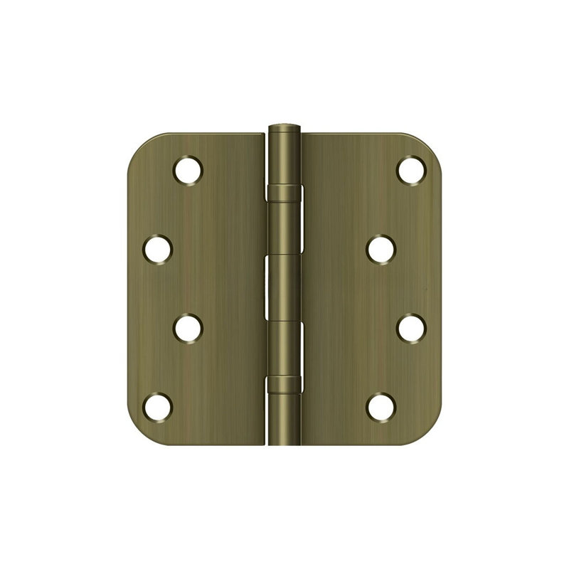 64'' x 64'' Steel Surface Mount Hinge, Antique Brass
