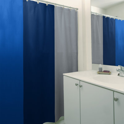 Striped Shower Curtain with Liner Included