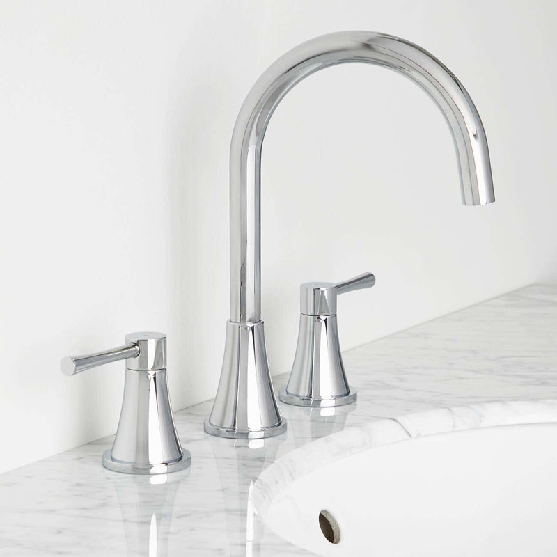 Widespread 2-handle Bathroom Faucet, Chrome