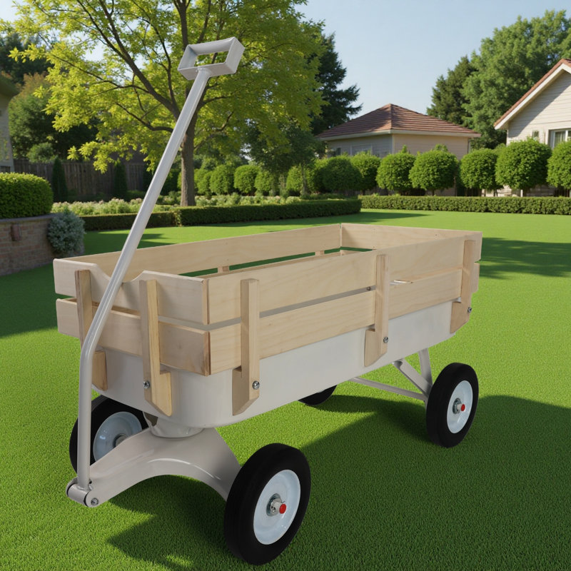 Chariot de jardin, Blanc