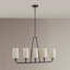 Lustre linéaire à 5 lumières