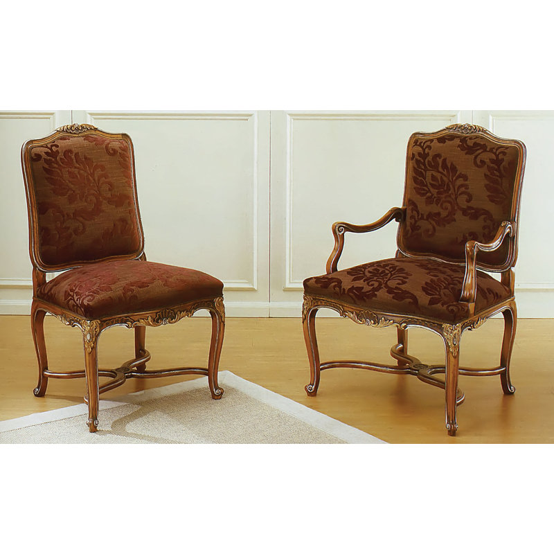 Upholstered Arm Chair in Brown
