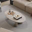 Table basse ovale en pierre-129221776