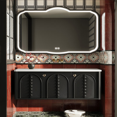 French style simple bathroom cabinet