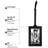 2x3 Hanging Mini Picture Frames, Black-1250277602