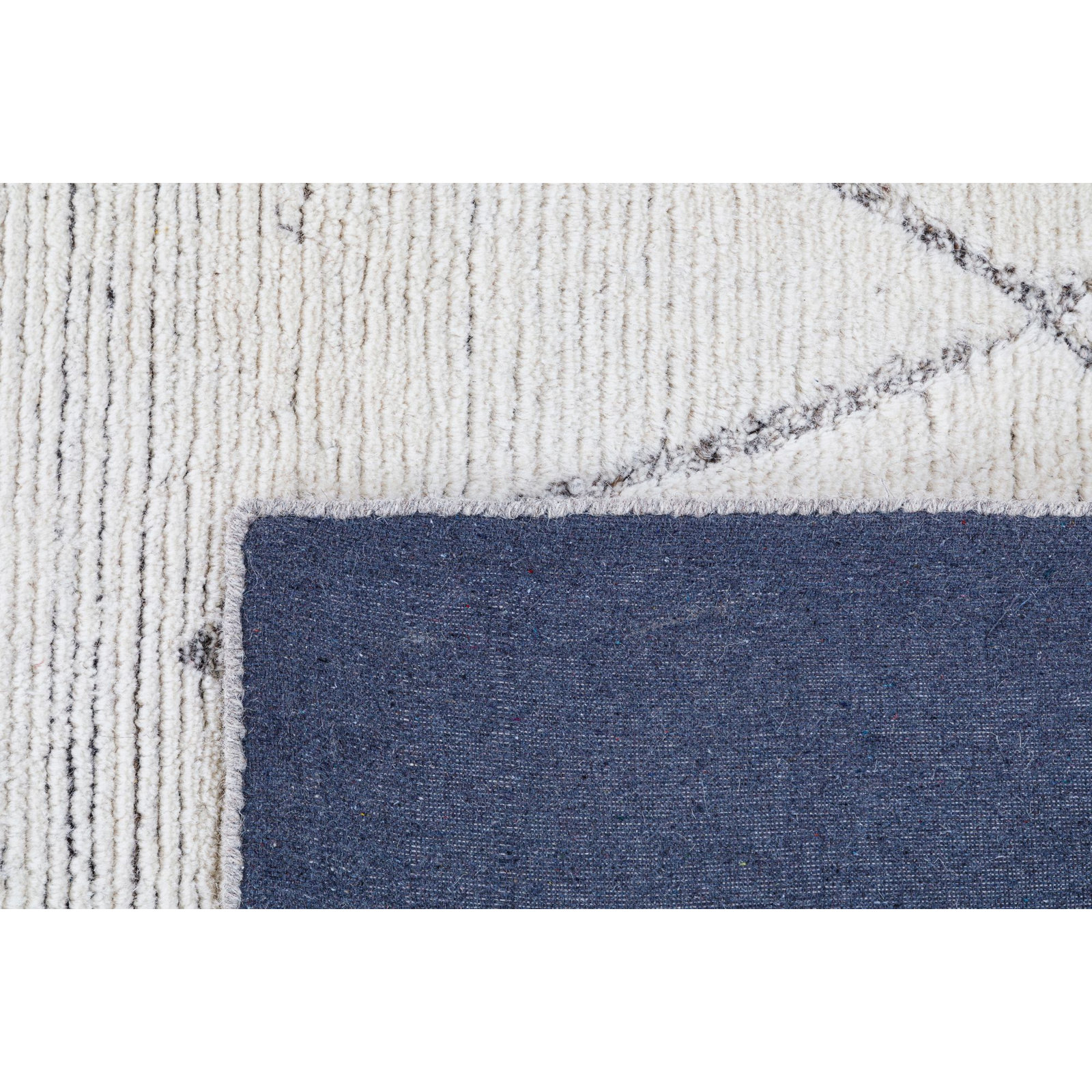Carolan Hand Tufted Wool Gray Rug, Rectangle 7'9" x 9'9"