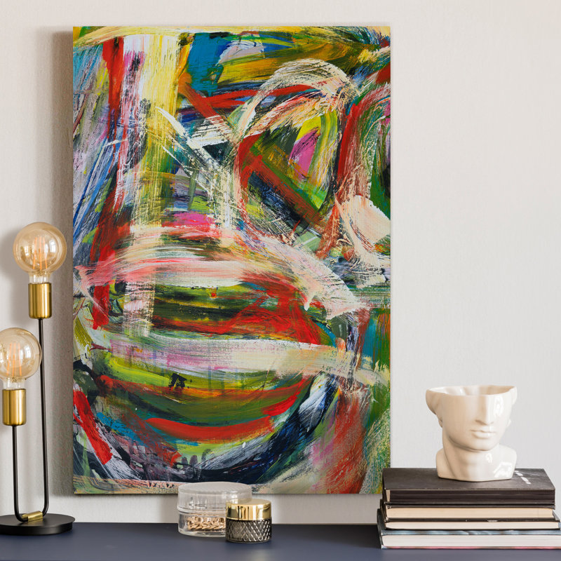 «Gold and Gray Exploration IX», reproduction d'art sur toile, H 12 po x l 8 po x P 1 po