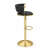 Velvet Adjustable Swivel Bar Stool-1249139175