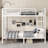 Metal Full XL Over Full XL Bunk Bed for Teens and Adults, Space-Saving, Noise-Reduced, No Box Spring Needed