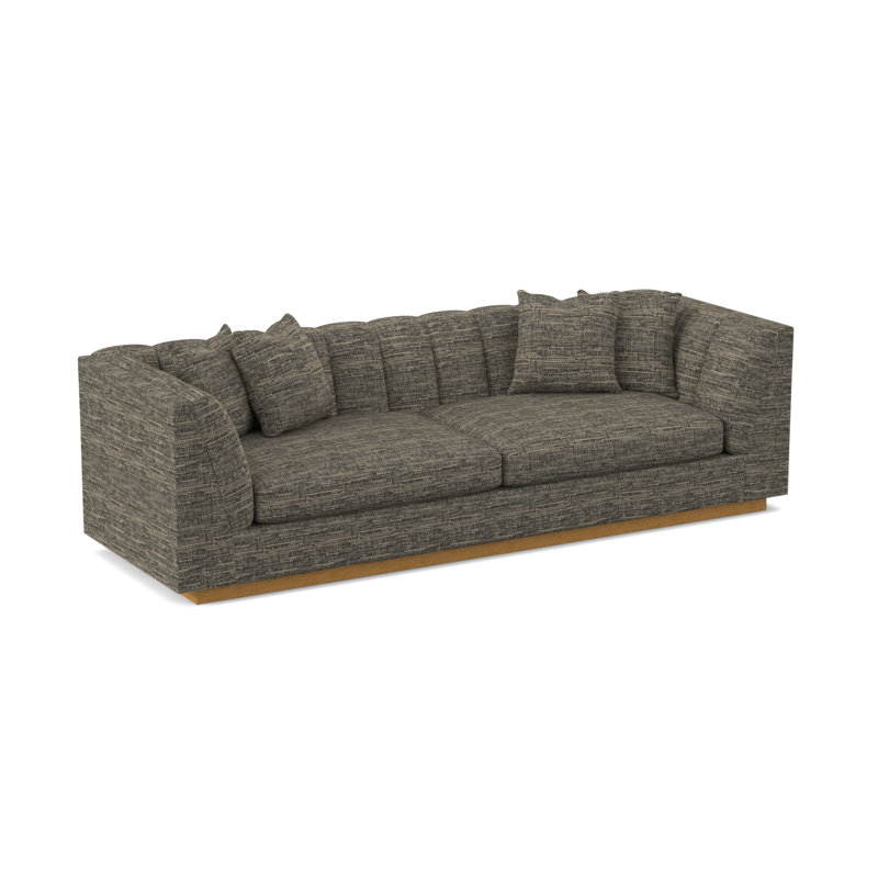 Dapper Sofa, Amber, Filigree Ivory 100% Polyester