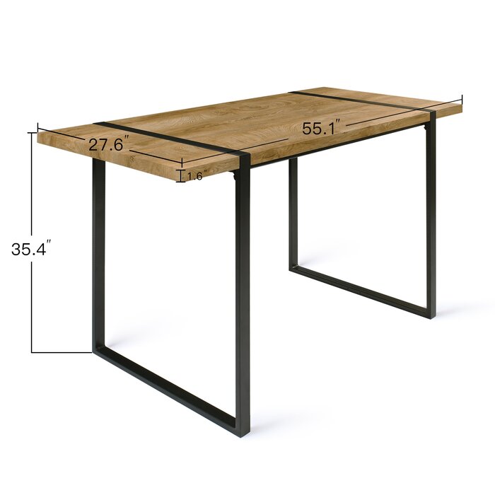 Steelside™ Dustin Dining Table & Reviews | Wayfair