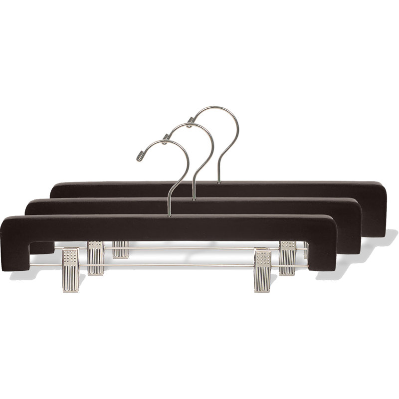 Cintre pour pantalons Winthrop, Espresso / chrome brossé