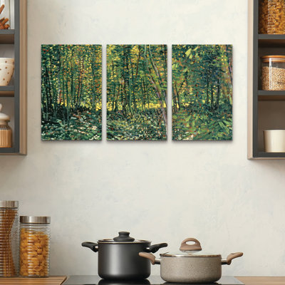 Ensemble de 3 panneaux d'art mural - Vincent Van Gogh 