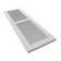 True Fit PVC Two Equal Louver Shutters