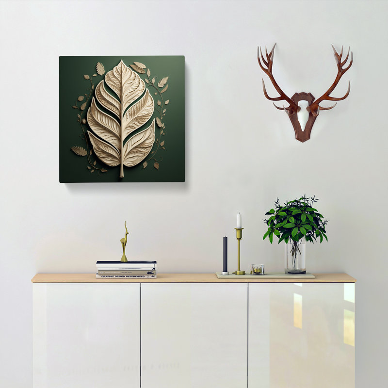 Leaf Art Deco No.4 - Print